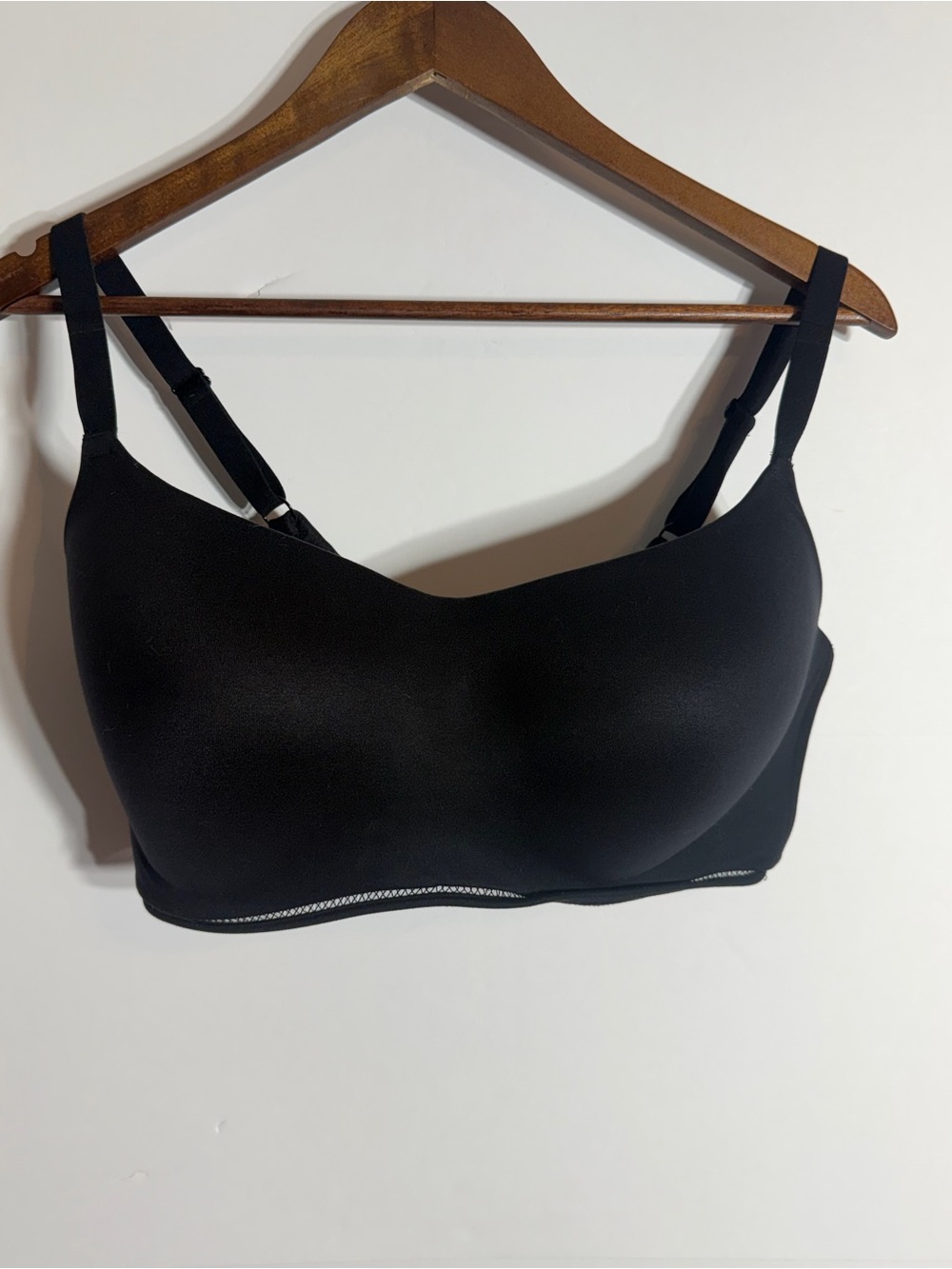 Auden Black Lightly Lined Wireless Bra 38DDD
